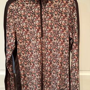 Kerrits Floral Print Women's Top - Multicolor, size medium, minimal wear